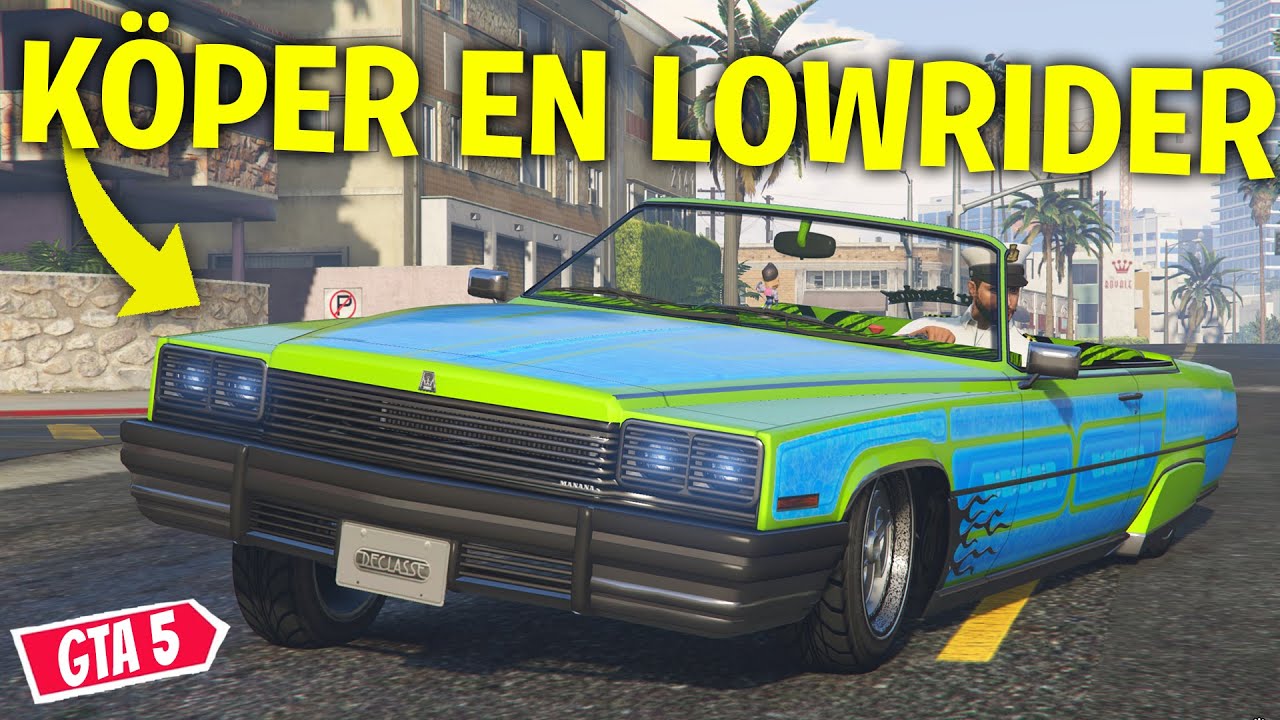 GTA 5 SUMMER DLC - KÖPER EN RIKTIG LOWRIDER *LJUDSYSTEM & HYDRAULIK*