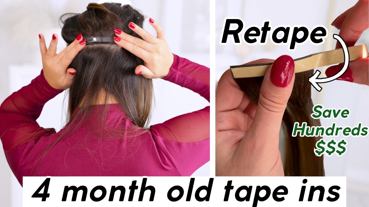 Reapply 4-Month-Old Tape In Extensions 