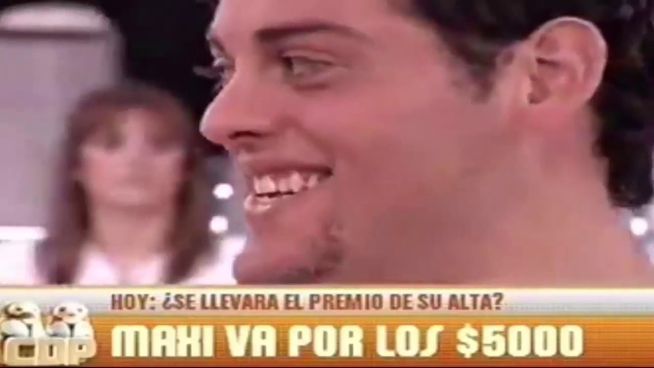 Maxi Oliva, poco antes de ganar Cuestión de Peso, en 2007