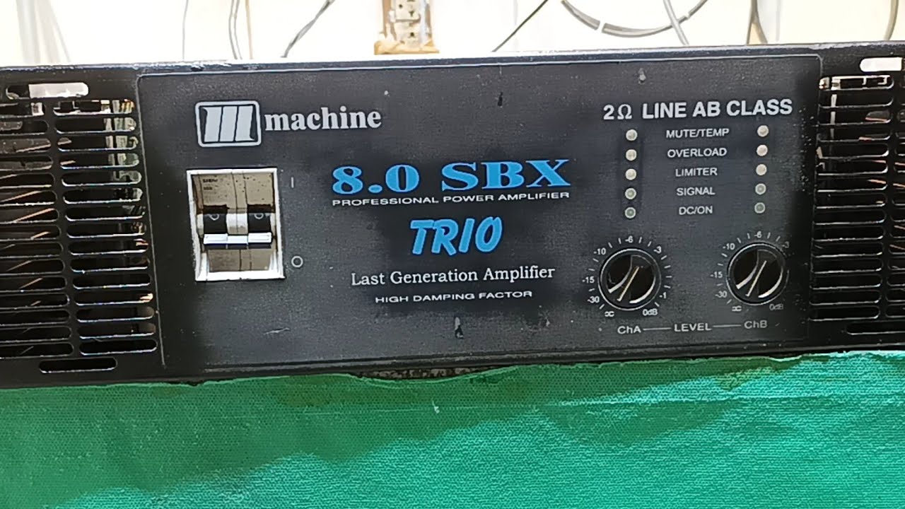 MACHINE 8.0 SBX TRIO 2 OHMS