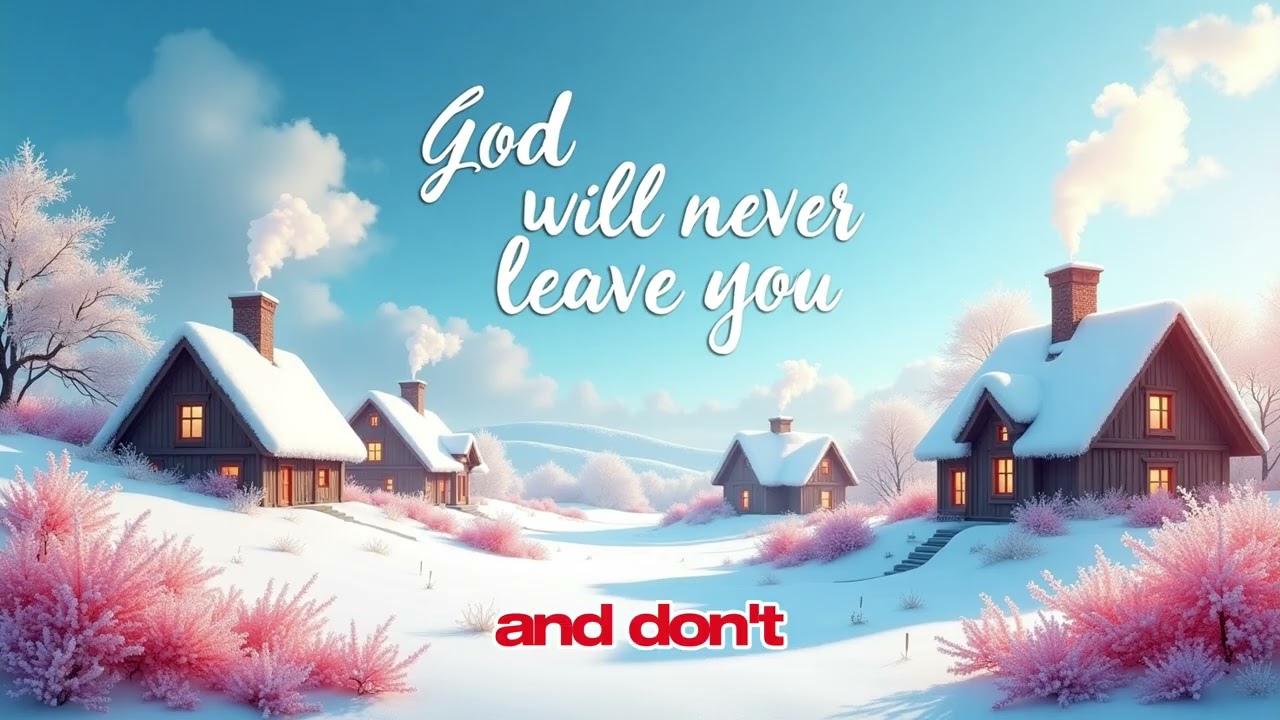 God Will Never Leave You