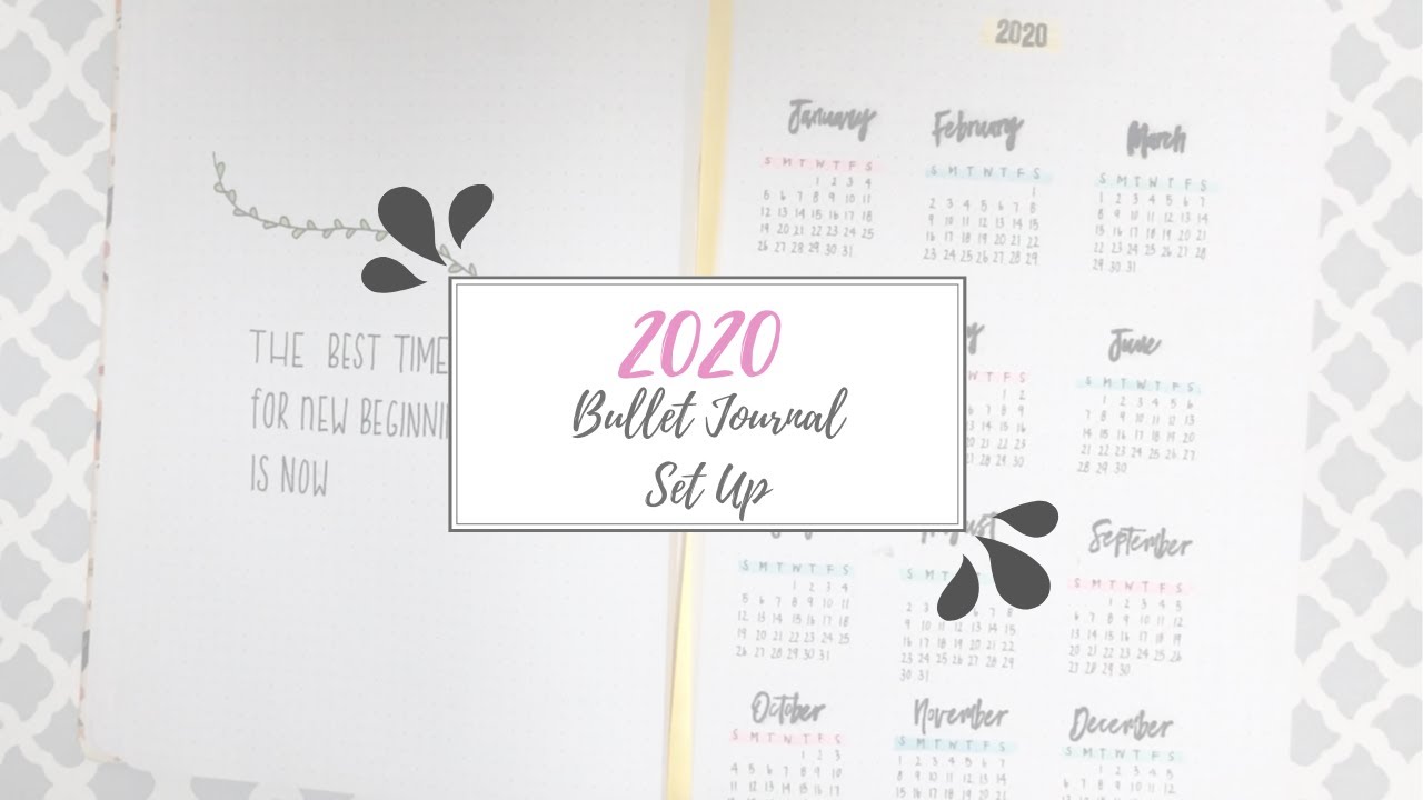 My 2020 Bullet Journal Setup | Beginners