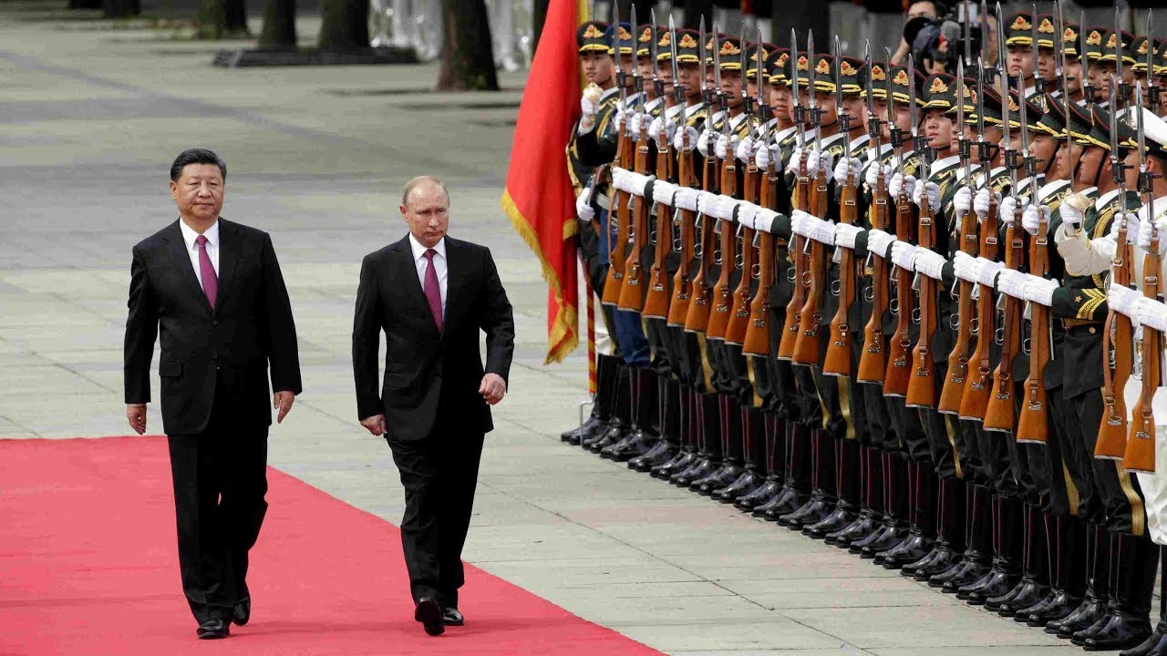 Xi holds welcome ceremony for Putin