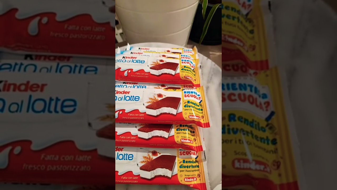 Kinder Fetta al Latte: ho fatto la scorta #delicious #sweet #milk #snacks #dessert #scorta #food