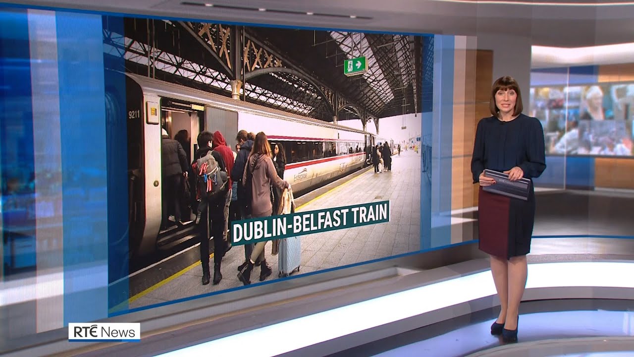 Belfast - Dublin hourly  train service commences - 29/10/2024. (BBC / RTE / UTV coverage).
