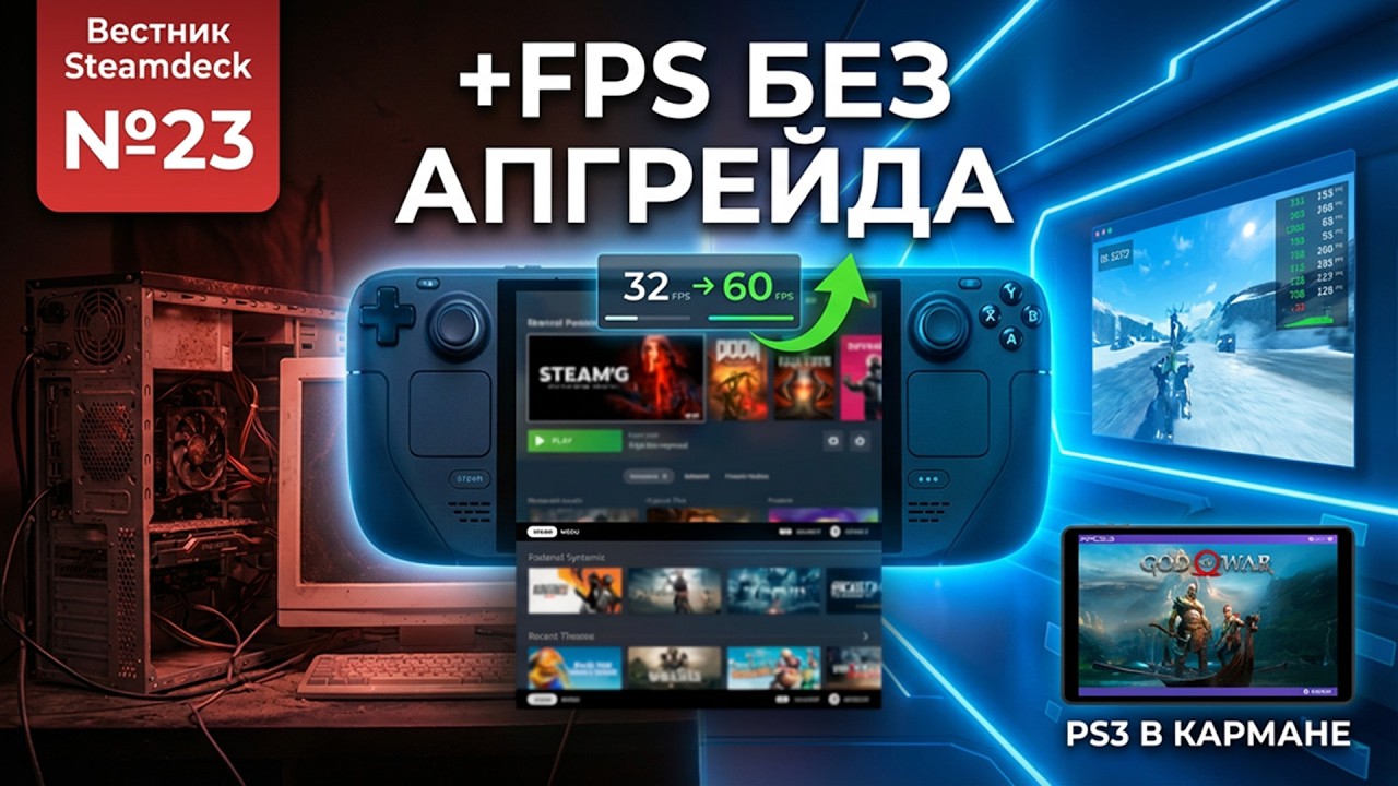 Вестник Steamdeck №23: FPS без апгрейда, Steam предсказывает производительность и карманный PS3
