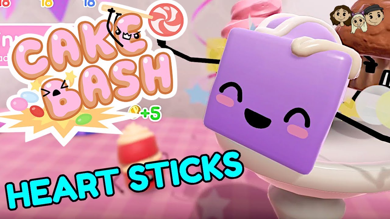 Cake Bash Gameplay #4 : HEART STICKS | 3 Player