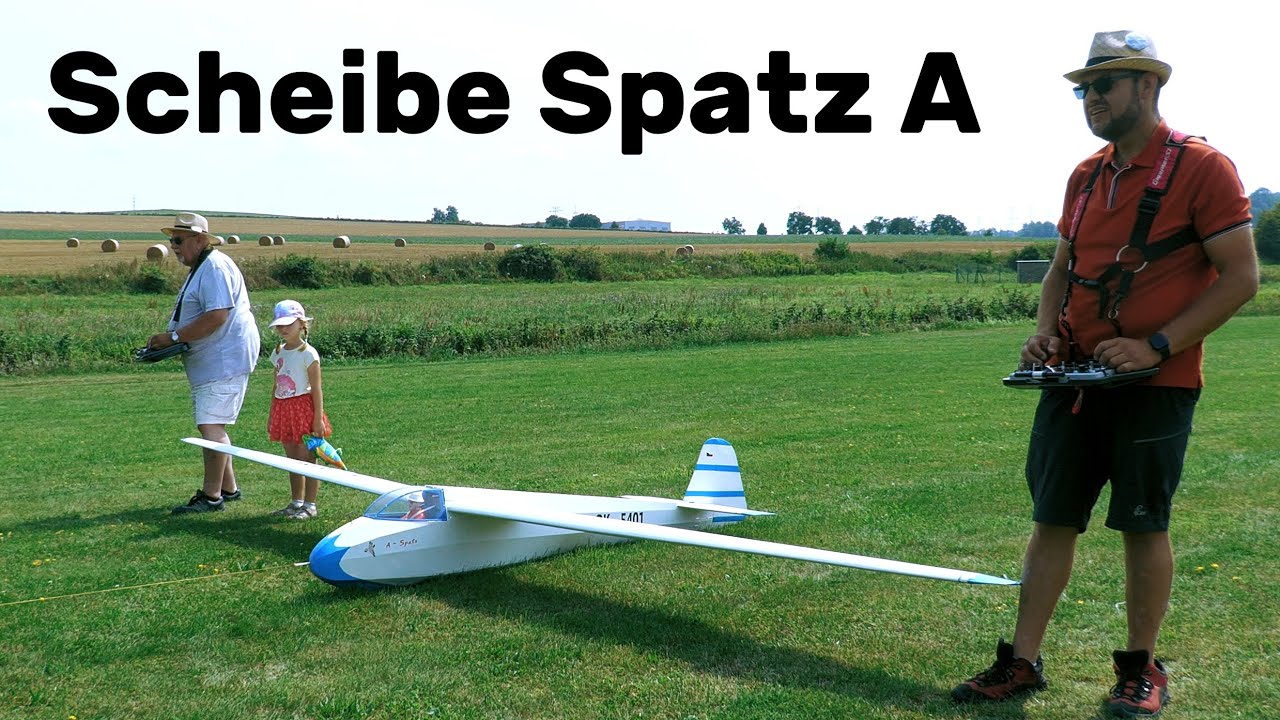Scheibe Spatz A | 5,5m giant scale RC glider | 4K | Jirice 2025