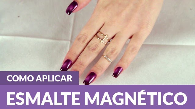 Como aplicar Esmalte Magnético nas Unhas