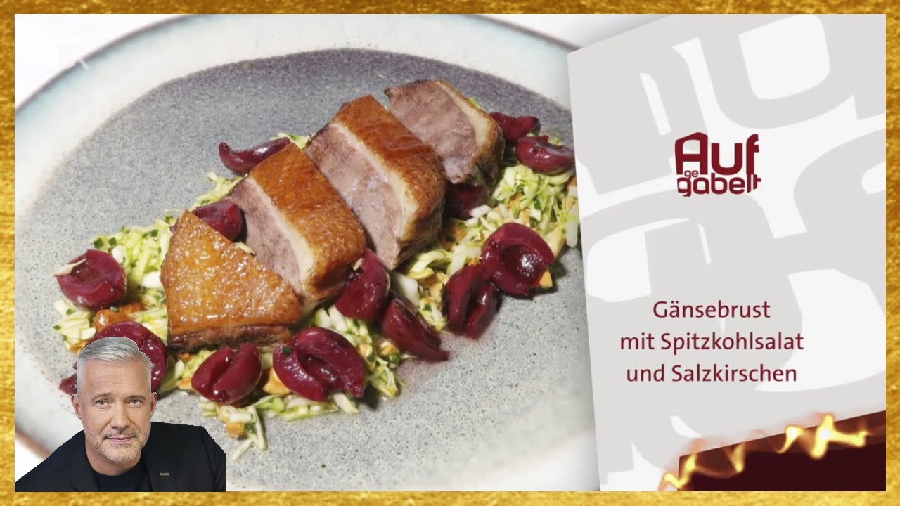Alexander Herrmann - Gänsebrust mit Spitzkohlsalat & Salzkirschen