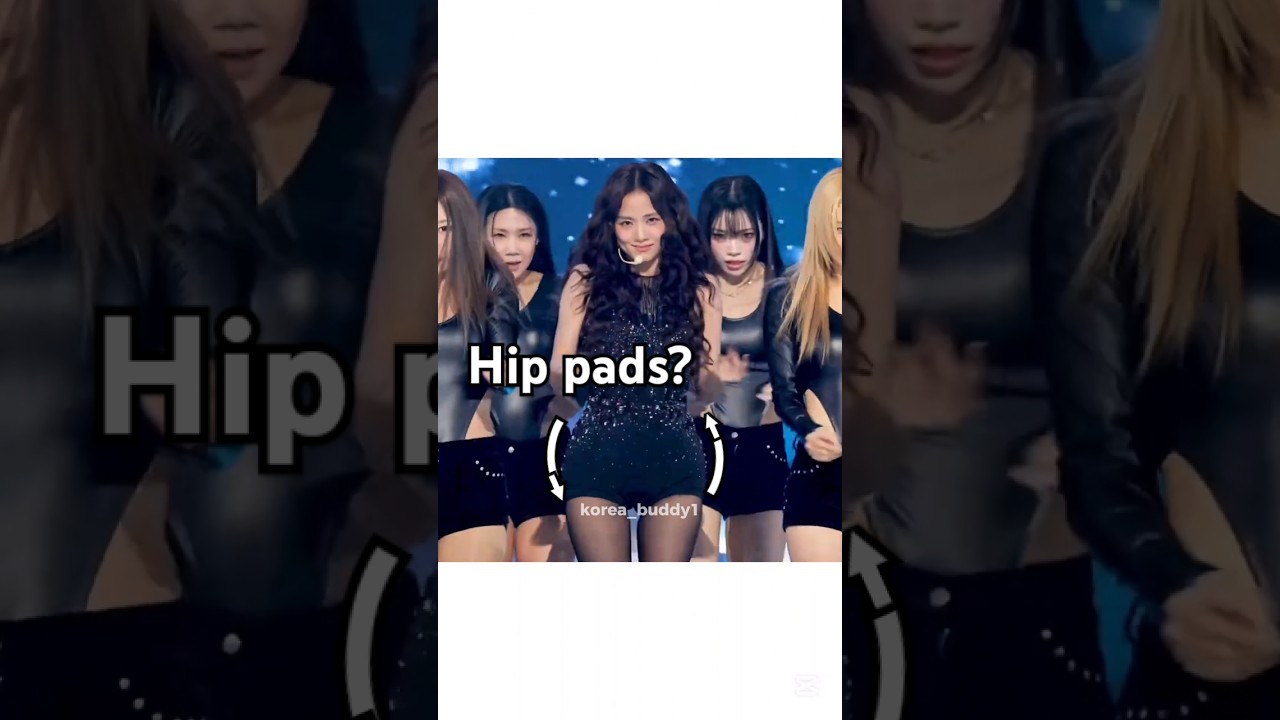 K-pop idols accused of wearing hip pads #shorts