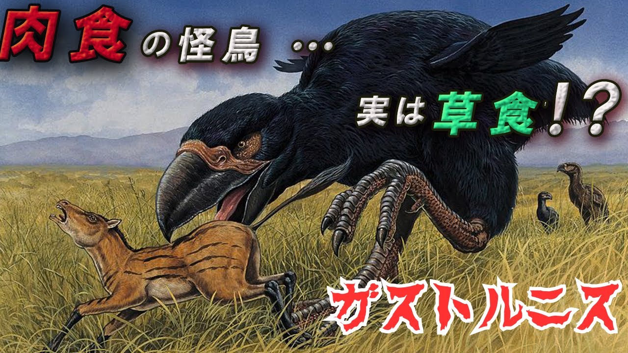 ガストルニスって何者？ “最恐の怪鳥”が草食だったワケ【ゆっくり解説】