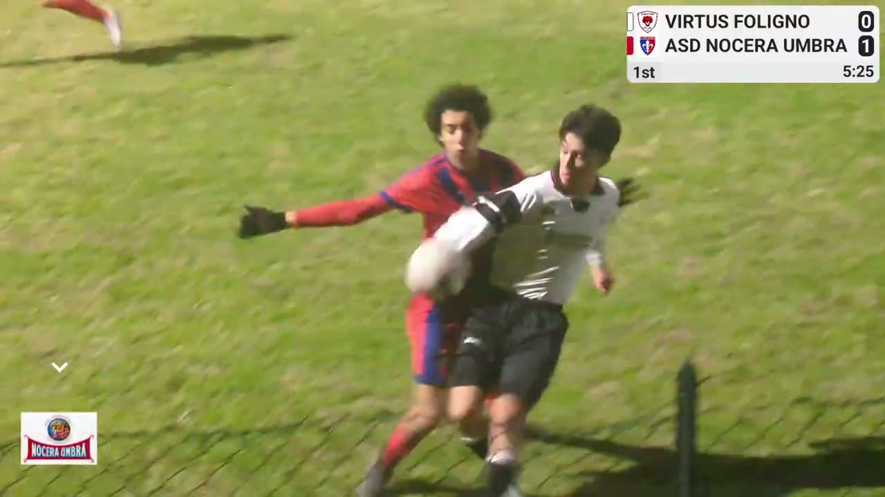ASD VIRTUS FOLIGNO vs ASD NOCERA UMBRA 2017 JUNIORES I TEMPO