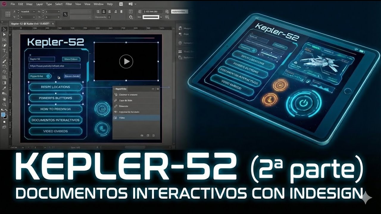 Crea documentos interactivos online con InDesign: Kepler52  (2ª parte)
