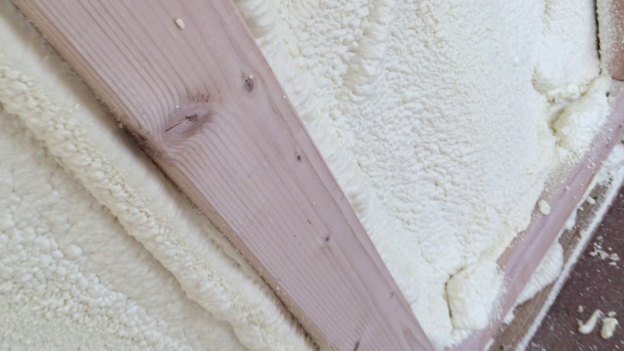 Shipping Container - Spray Foam Insulation Part 2