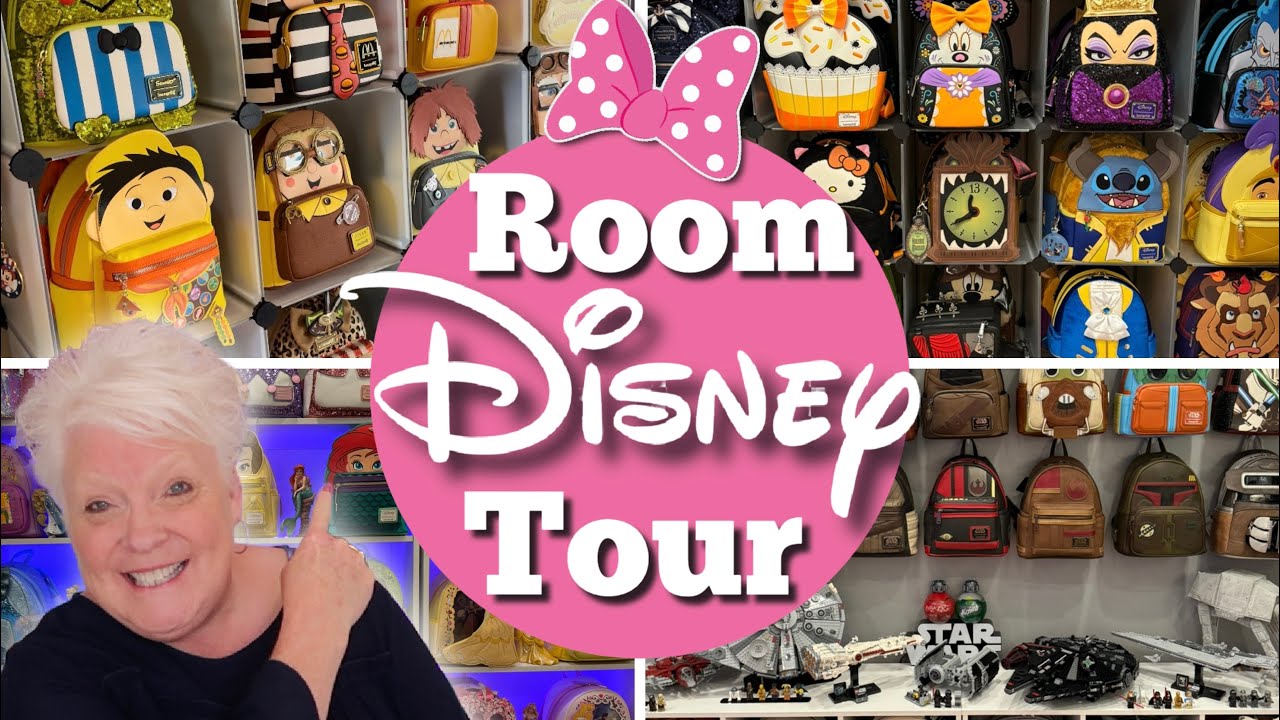 My ENTIRE Disney Room Tour! New Desk! New Organization!