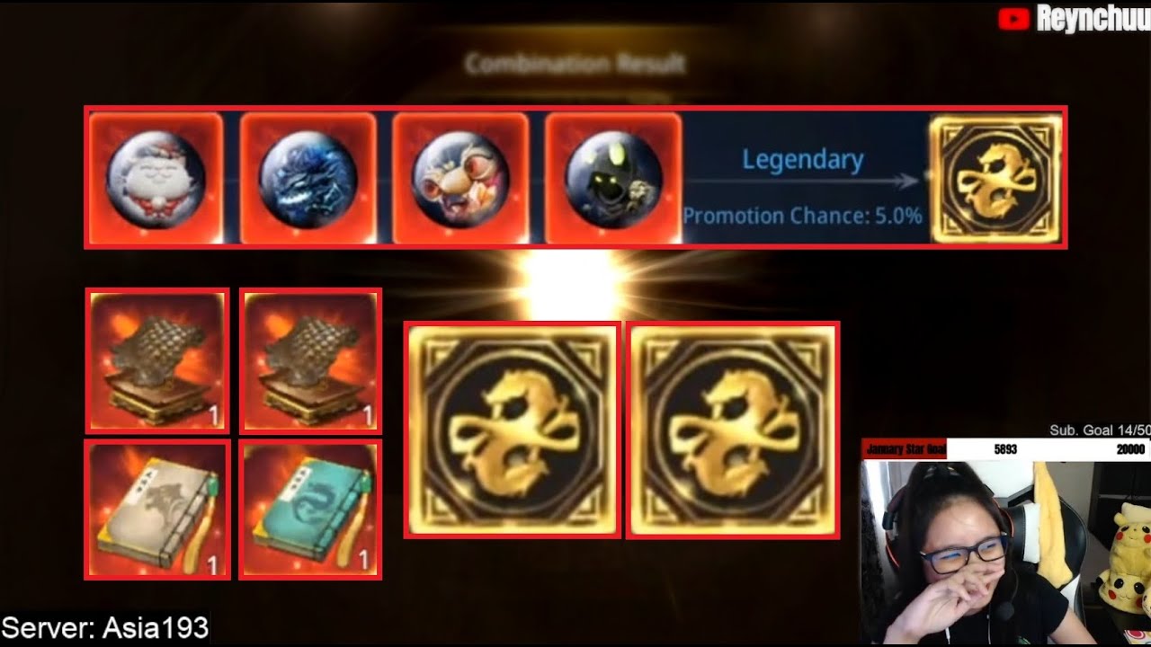 1 LEGENDARY 5 EPIC ITEMS! (SWERTE NA MALAS)