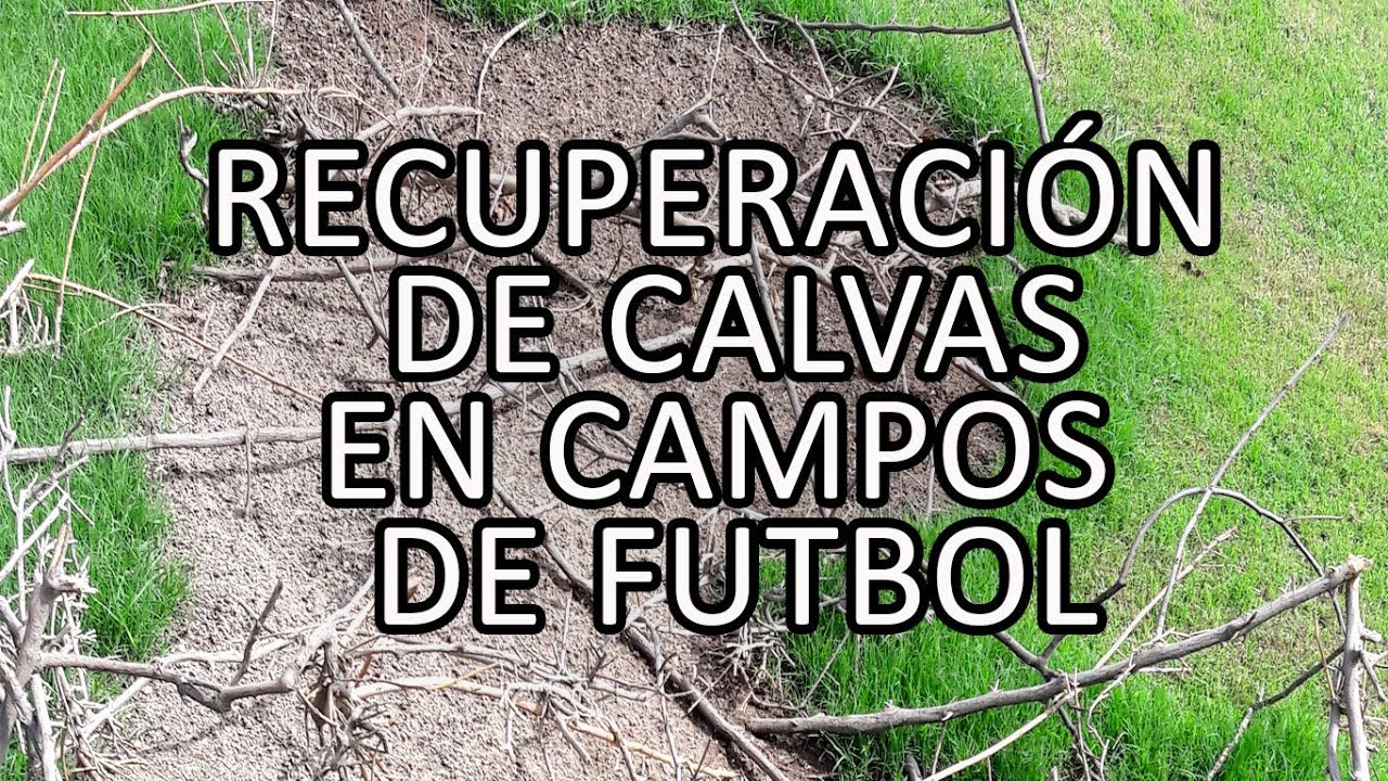 RECUPERACIÓN DE CALVAS EN CANCHAS DE FUTBOL