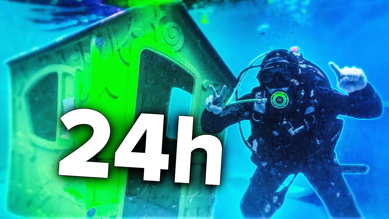 24h W DOMKU POD WODĄ
