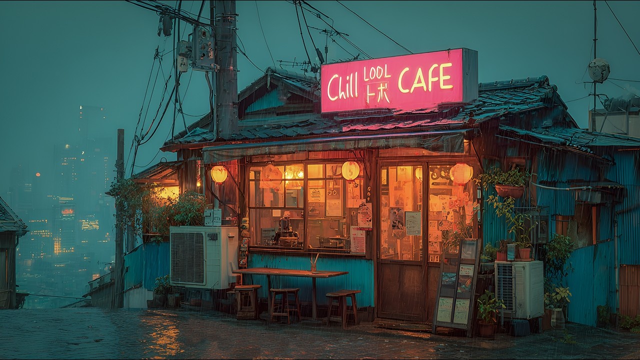 90s Rainy Midnight Mood 🌙 Soft Lofi for Study, Work & Night Rest