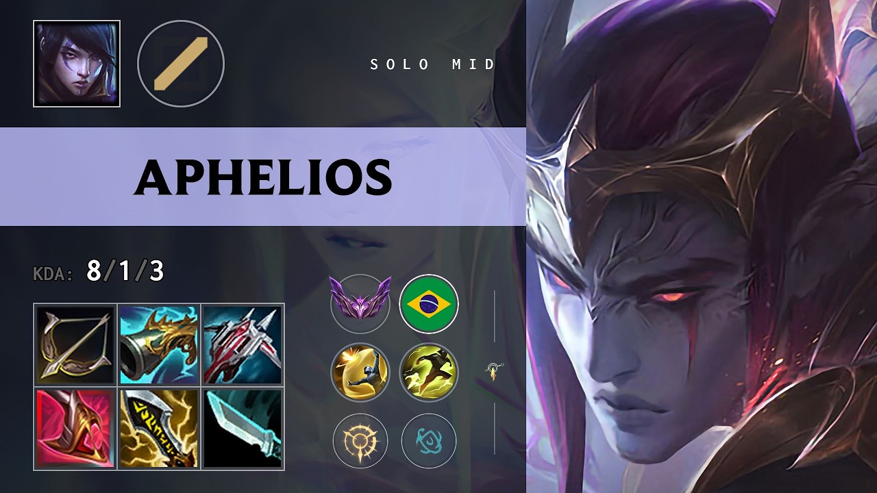Aphelios Mid vs Kassadin - BR Master Patch 26.14