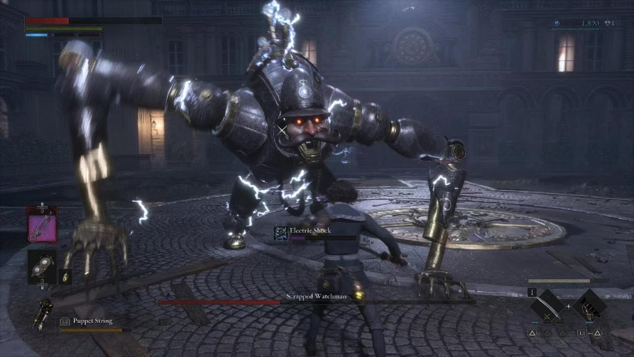 LIES OF P MAX DIFFICULTY SCRAPPED WATCHMAN BOSS FIGHT PS5