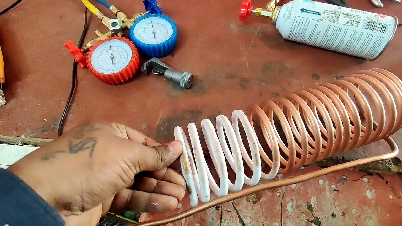 Mini AC / Dehumidifier / AC Cooler [ HOME MADE ] Project ⚡Homemade AC From Old Fridge Comprassor