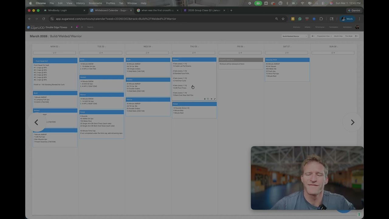 Week of March 2, 2026 Programming