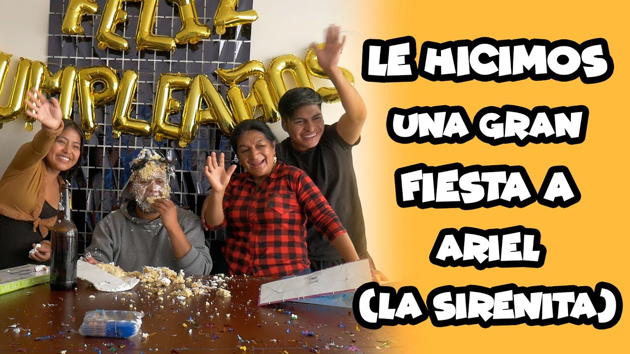 Celebramos el cumpleaños de Ariel mas conocido como la Sirenita| ELVIA MAJI
