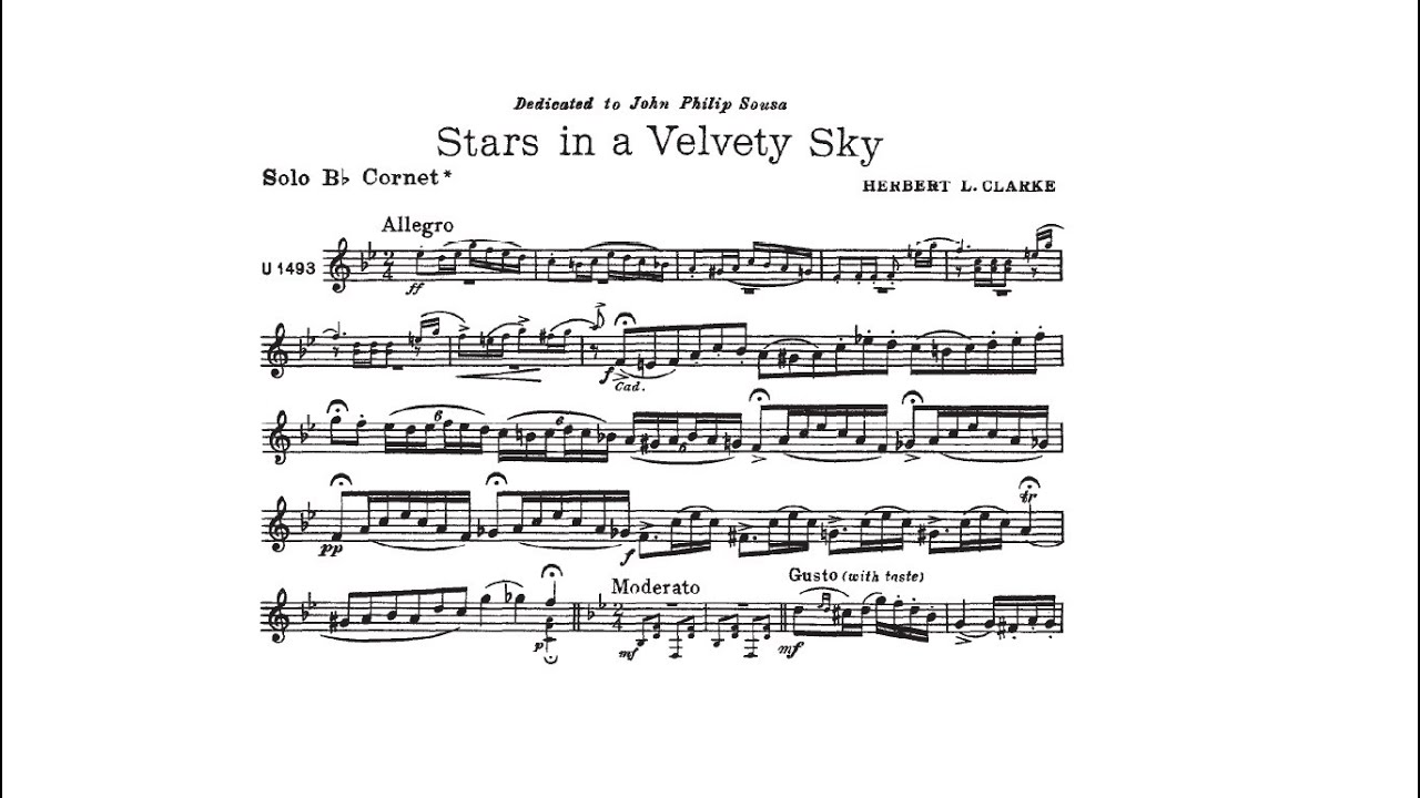 Herbert Lincoln Clarke: Stars in a Velvety Sky (Phil Smith, trumpet)