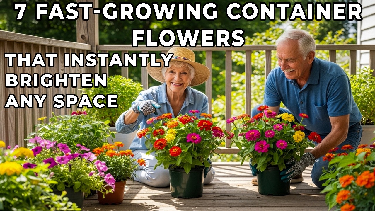 7 Fast-Growing Flowers Perfect for Containers That Turn Any Porch Into a Garden