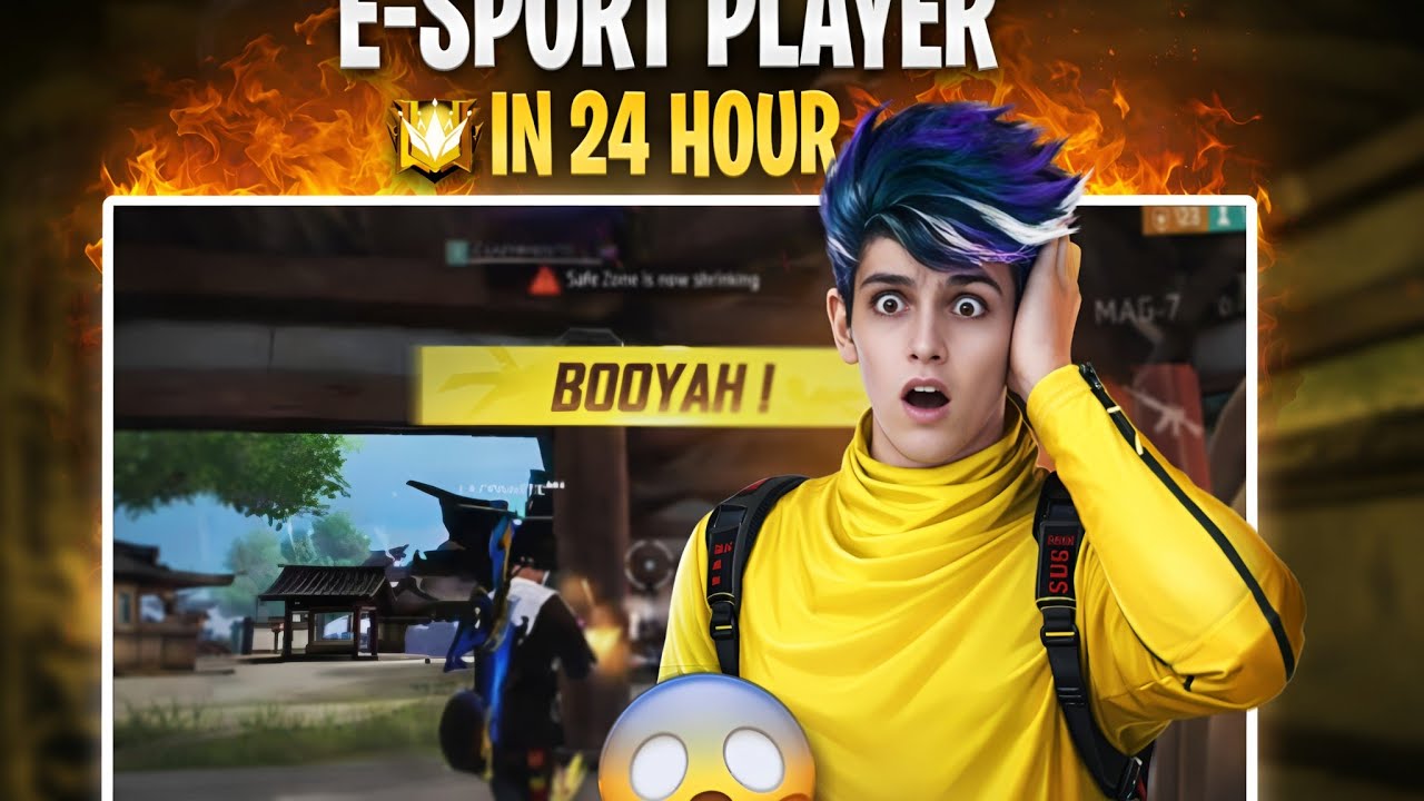 CAN I BECOME AN E-SPORT 👊 IN NEXT 24 HOUR 🎉🎉 💢