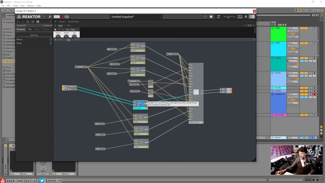 Making A Supersaw In Reaktor