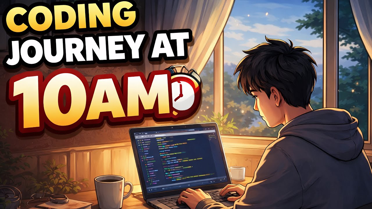 Daily 10 AM Study Routine 📚 | DSA Practice & Full Stack Development #studywithme #livestream