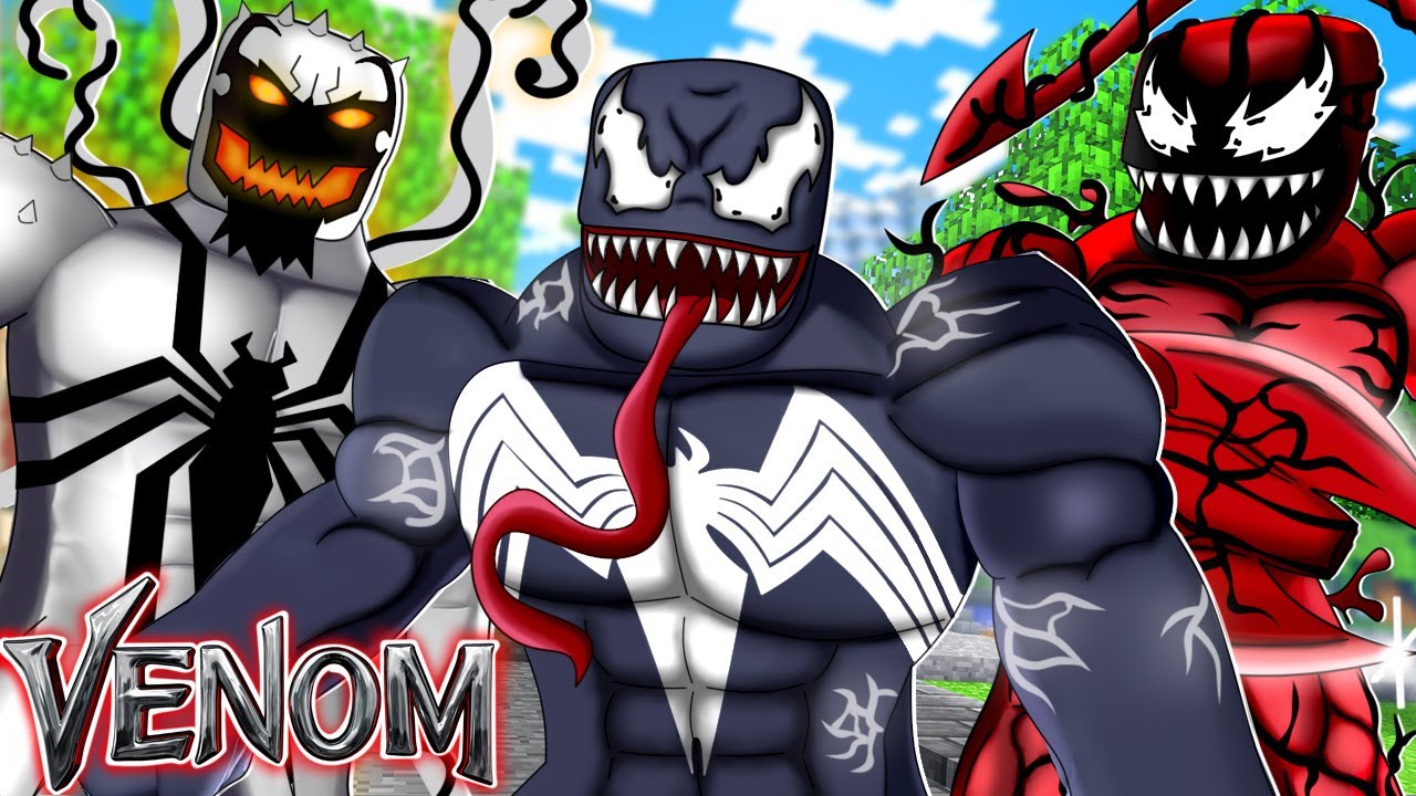 Minecraft - VENOM 🕷🔴 - O NOVO GRUPO VENOM ! TRES SIMBIONTES NO MESMO TIME ? EP 5