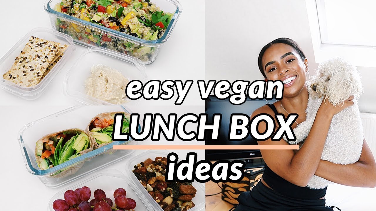 3 Easy Vegan Lunch Box Ideas | Meal Prep