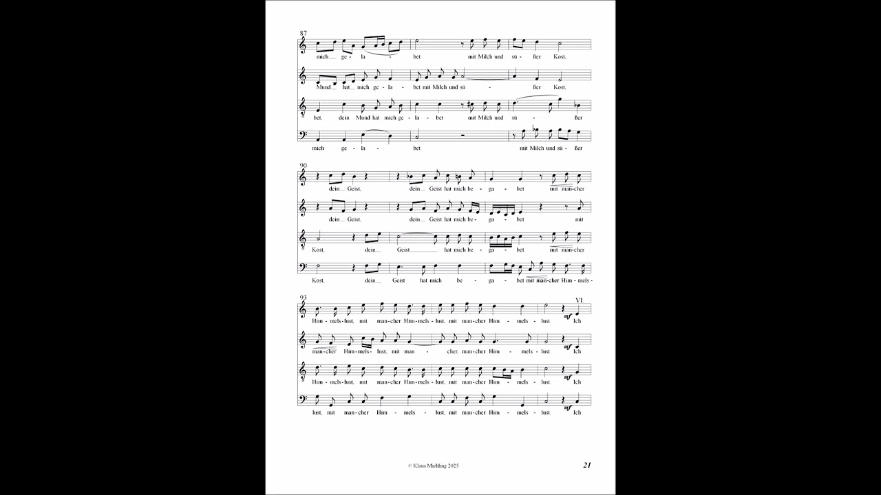 Klaus Miehling: O Haupt voll Blut und Wunden, op. 379/3