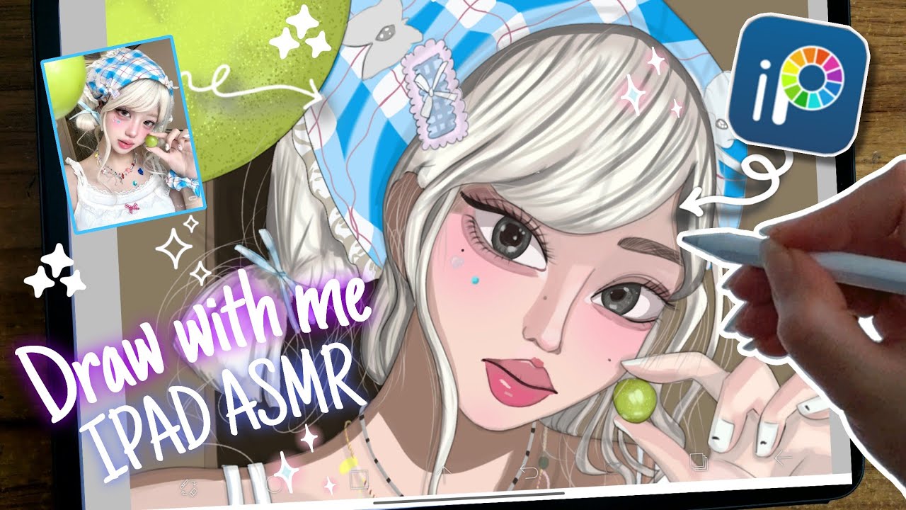 Draw with me 💖¦ ipad ASMR ¦ digital art🎨 ¦ full Art ¦ ibis paint x ¦