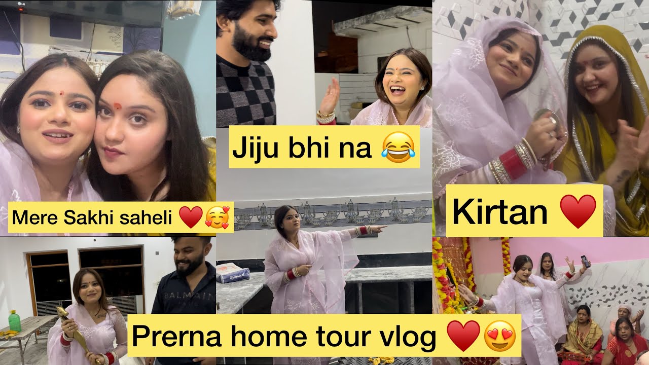 prerna का घर हो गया तयार😍15Lakh लग गये🙄Prerna ने कराया कीर्तन🙏खूब dance किया😍Nitesh से हुई लड़ाई