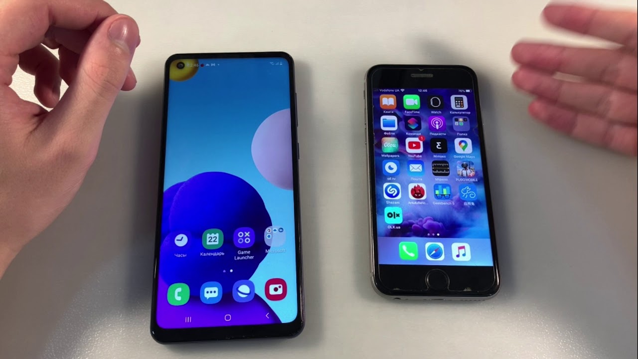 Samsung Galaxy A21S vs iPhone 6S