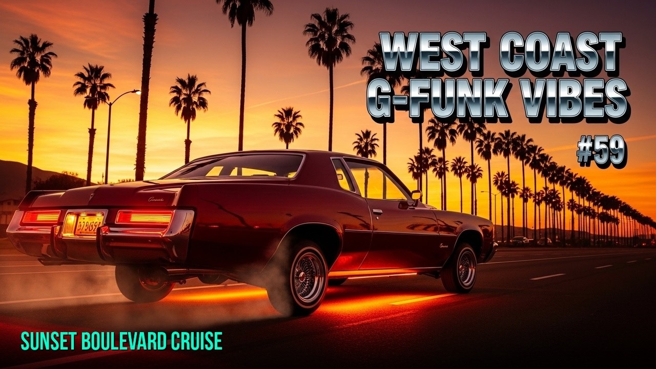 West Coast G-Funk Vibes #59 - Sunset Boulevard Cruise | Smooth Lowrider Mix 🌅🚘