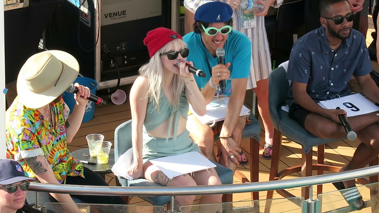 5/5 Paramore Judges Bellyflop Contest - Finalists! @ Parahoy 4/07/18