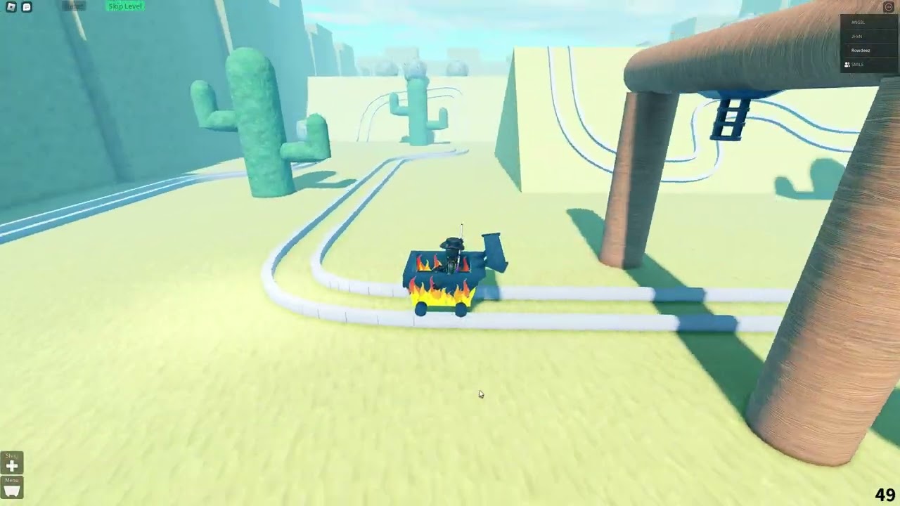Create a Cart Ride! The Big Journey 1 (Roblox) Claim the Cart!