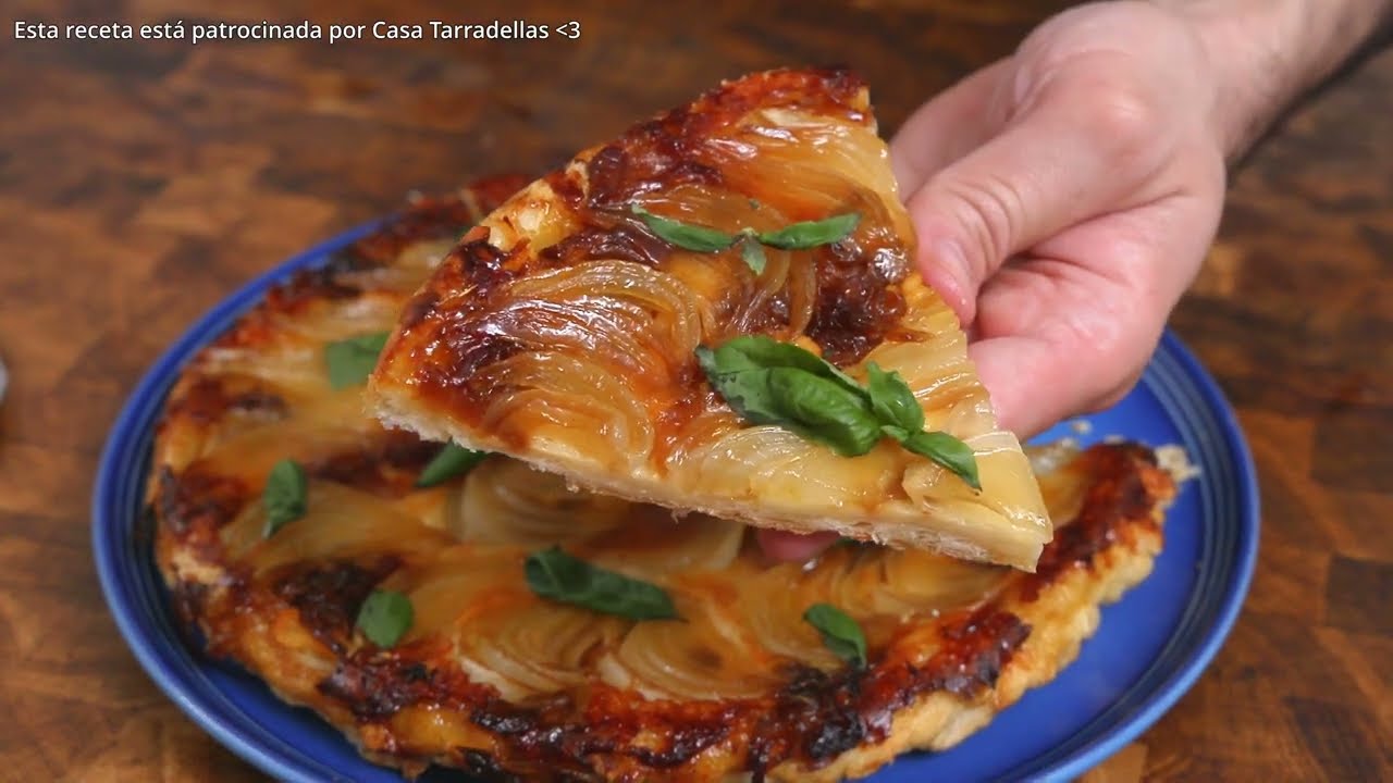 Casa Tarradellas con Diego - Hojaldre de cebolla caramelizada y mostaza