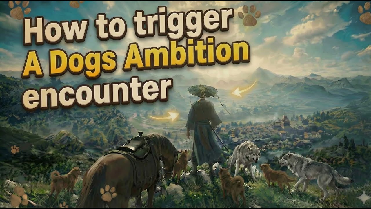 Where Winds Meet - A Dogs Ambition Encounter  - How to trigger