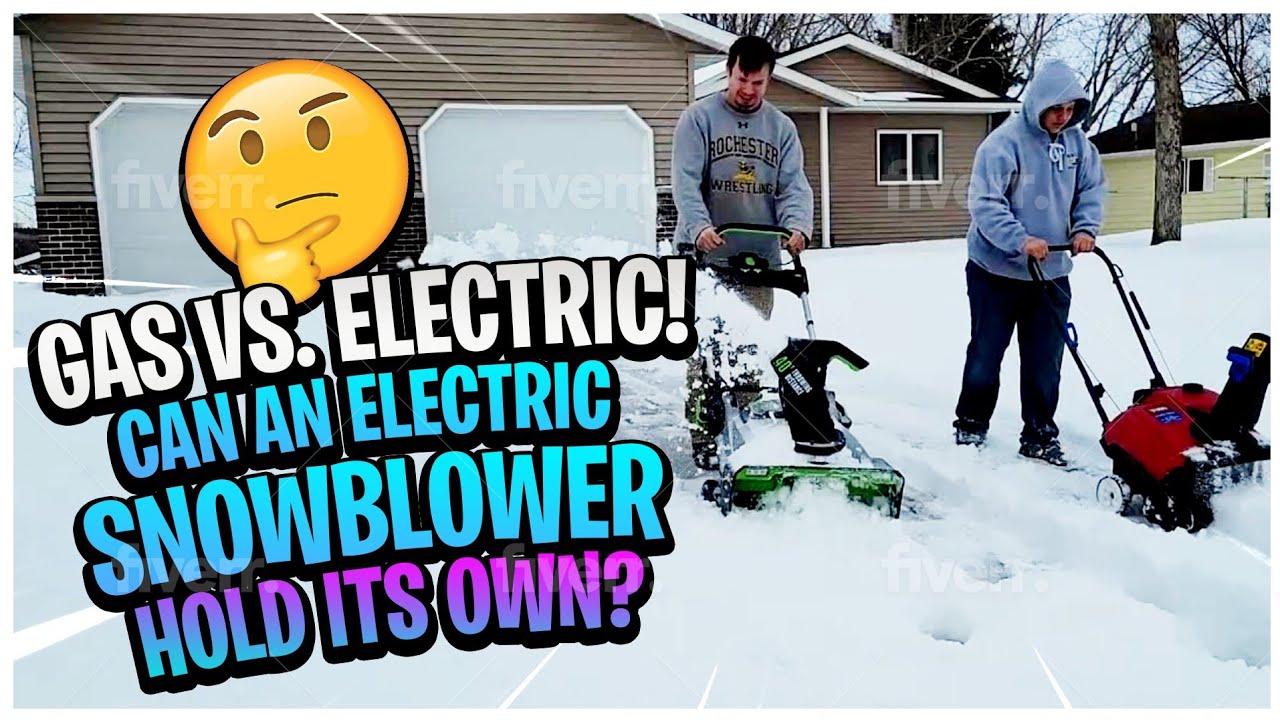 Ego Peak Power Snow Blower vs Toro 518 Snowblower | Electric Snow Blower vs Gas Comparison
