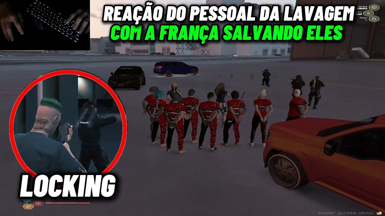 REAÇÃO DOS MEMBROS DA LAVAGEM COM A FRANÇA CHEGANDO NO QRR E SALVANDO ELES CONTRA POLICIA