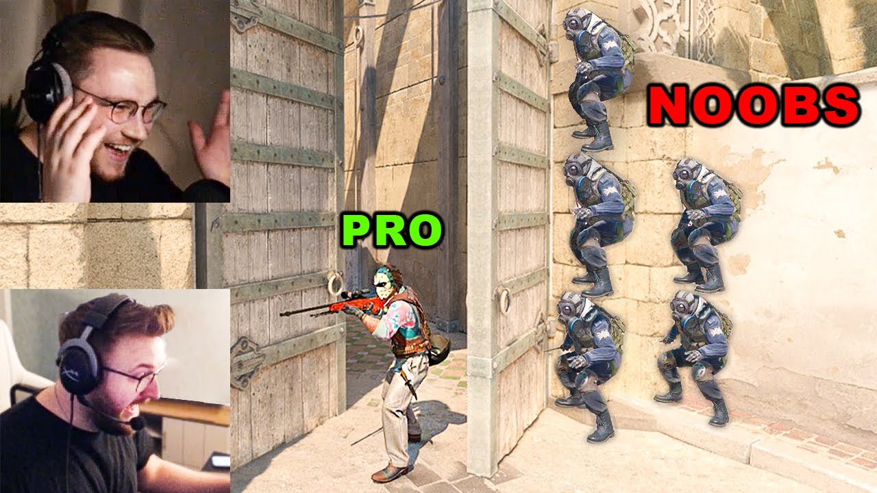 can 5 CS2 noobs beat a pro player...