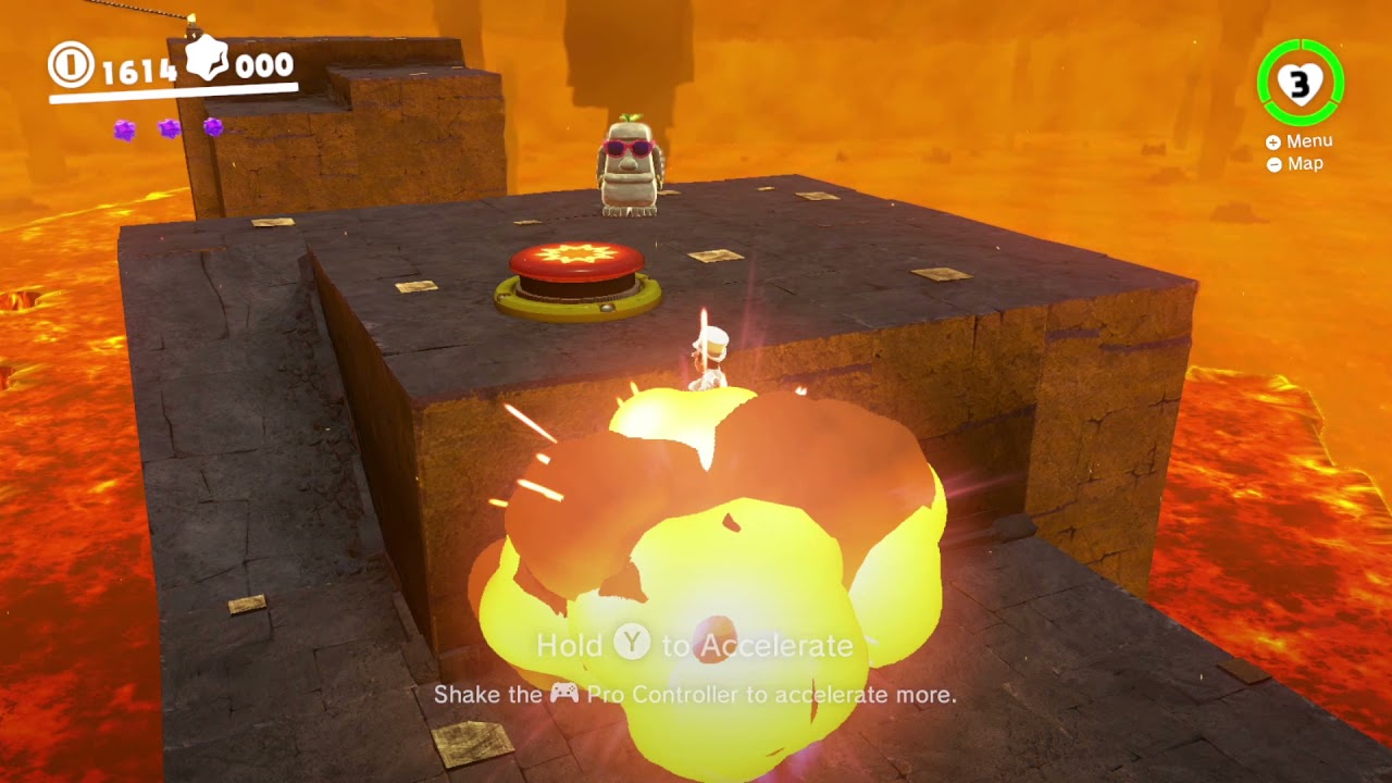 Moon Kingdom  - Underground Moon Caverns - Mario Odyssey 2022 Playthrough!