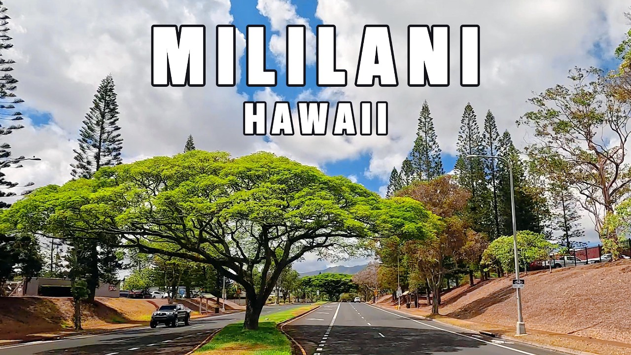 Driving in Mililani, Hawaii 4K 🚗 | Scenic Oahu Drive & Relaxing Hawaii Road Trip